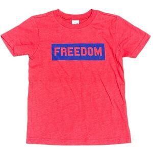 Girls Freedom Tee Patriotic USA America Size XS 4